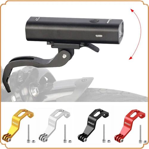 1PCS Adjustable Bike Front Light Holder Aluminum Alloy Bike