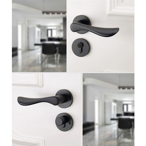 Antique Mute Black Door handles for Interior Doors Modern do