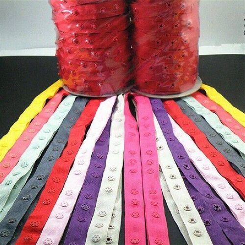 3 Meter Resin Snap Buttons Round Plastic Press Stud