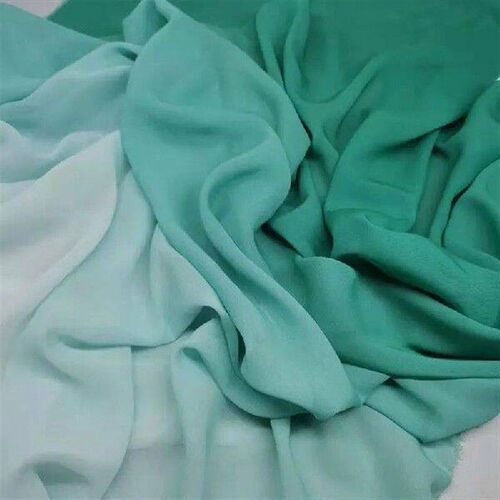 1M 100D Ombre Chiffon Fabric 2-tone Color Gradient Fabric