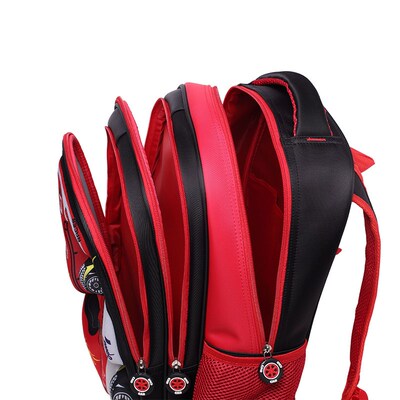 Hot 3D EVA car children schoolbag racing Three dimensional w