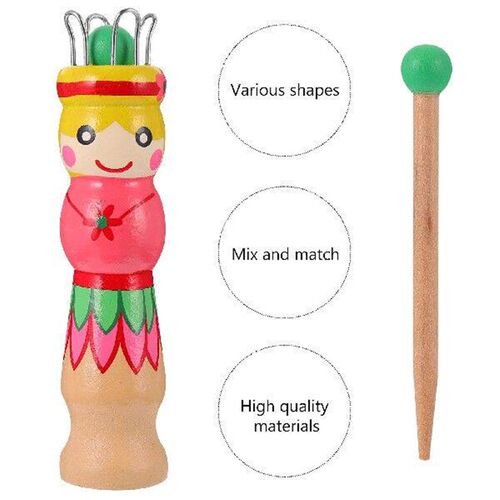Kids Knitter Loom Maker Pull The Needle DIY Craft Knitting