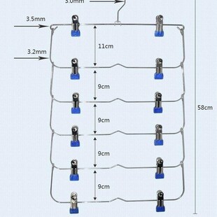 Skirt Clothes Multilayer for Pants Hanger Hangers Trouser