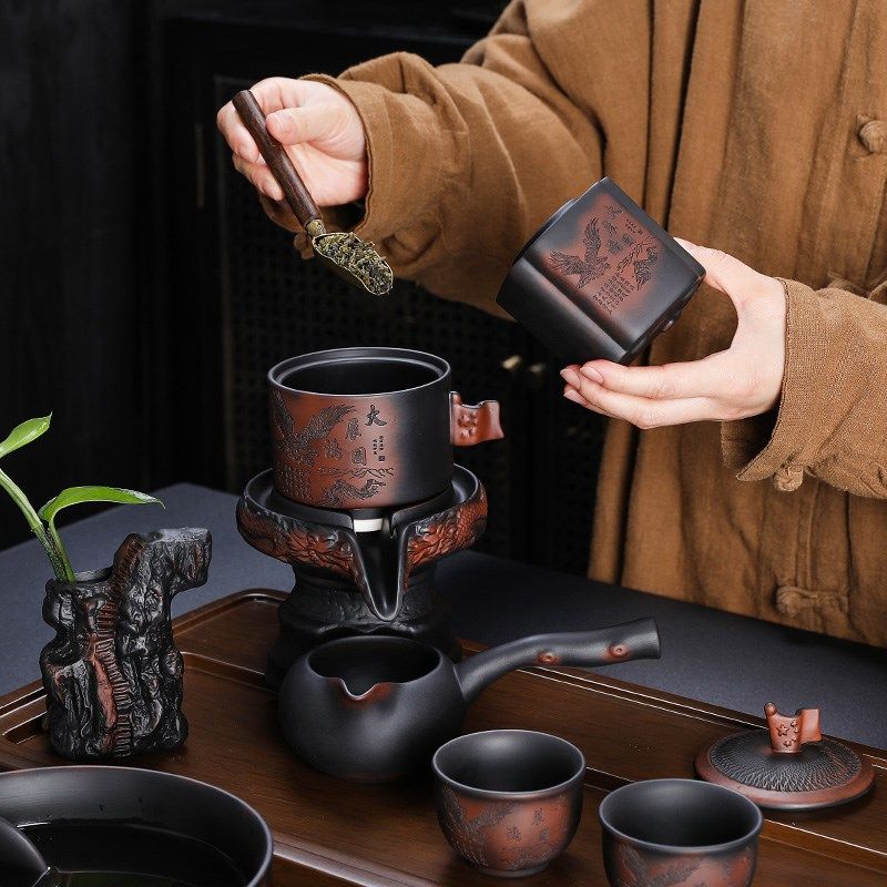 紫陶茶具茶叶罐陶瓷密封罐家用小号复古散茶罐醒茶高档储存紫砂罐,包装,茶叶包装,淘宝优惠券,粉丝福利购,淘宝优惠卷