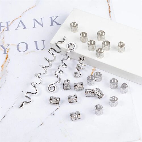 28pcs/set Hairpin for Women Girls Fashion Round Charms Spira