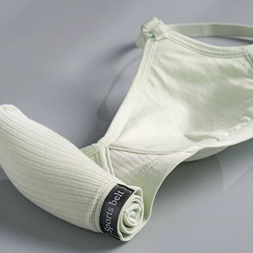 New Cotton Underwear Womencup Bra Wireless Gathered Comfort