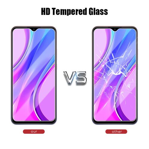 4PCS HD Screen Protector Glass For Redmi Note 11 10 9 S T Pr