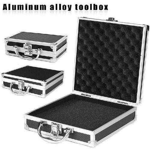 Metal Toolbox Cash Portable Case Abrasion Resistant and