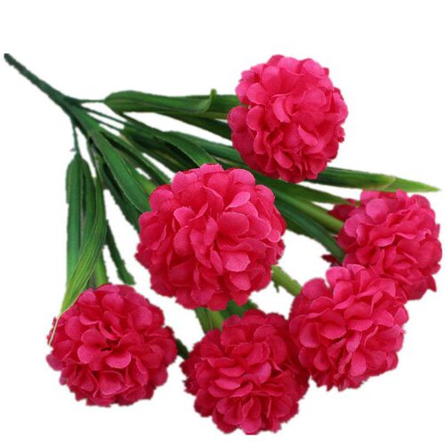 Cheap Multicolor Silk Hydrangea Artificial Flower White Wedd