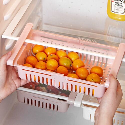 Fridge Organizer Storage Box Refrigerator Drawer Plastic Sto