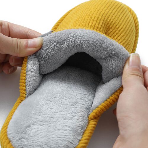 Fashionable Couple Fur Slippers For Home Indoor Warm Thick-s