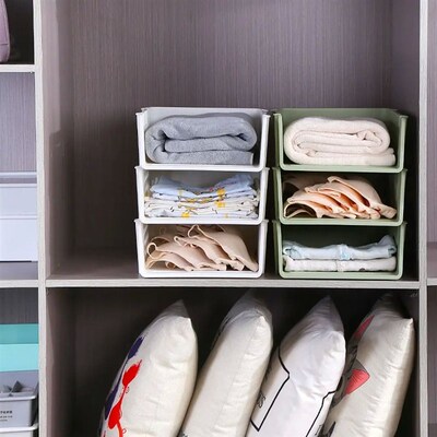 Household File Rack Creative Stackable Layered Plastic Deskt