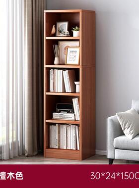 简易书架家用落地RGQ边柜书房简小约书柜桌架面转角收纳纳收架置