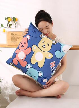 袖B#加厚懒人抱枕被公办午PM202休可穿带子护儿肩保暖童防踢被可