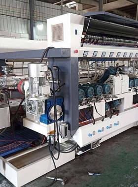 玻磨边机双边机整边厂规璃划方案.2米20个磨头鱼缸玻璃高4速JGS20