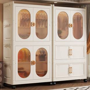 免安装 衣792K简易柜分层板租房成人衣隔家用衣服收橱纳儿童折叠储