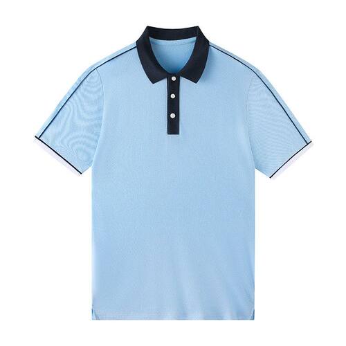 中小学生校服夏季珠地网眼撞色