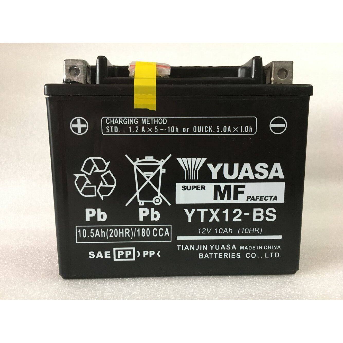 汤浅摩托车电瓶YTX12-BS春风650捷马/鲨王/赛艇250 赛艇300 NK400
