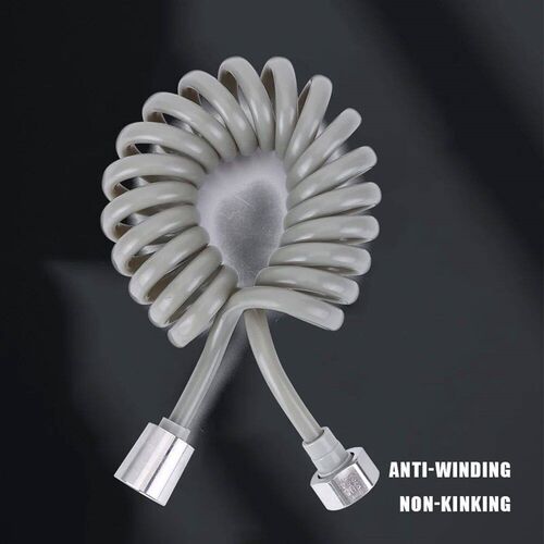 2/3/4 Meters Spring Shower Hose Flexible Connect Pipe Plasti