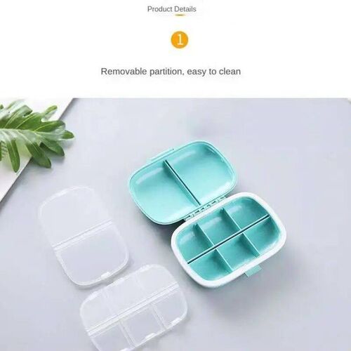Mini Portable Pills Organizer Case 3 Grids PillBox Tablet St