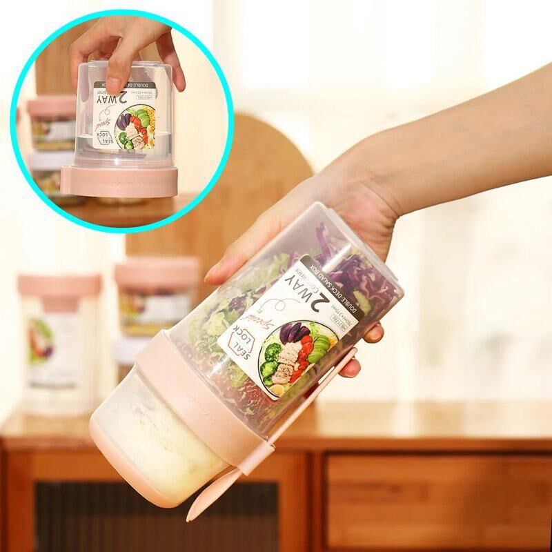 Breakfast On The Go Cups, Salad Cup To Go, Take And Go Yogur图片