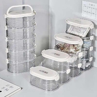 Clear Sturdy Plastic Storage Container With Ergonomic