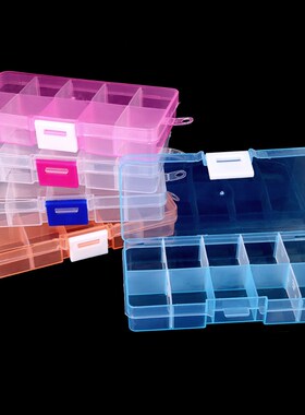 12.8x6.5x2.2cm Hot Sale DIY Best Organizer Storage Beads Box