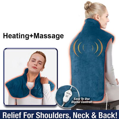 Flannel Health Relief Wrap Neck Shoulder Back Muscles Pain R