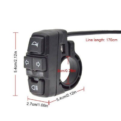E-Bike Front Brake Rear Light Set 24V-48V Bike Rack Lamp