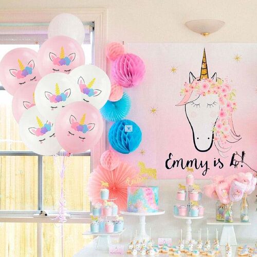 1 Set Unicorn Party Balloons Birthday Baloon Unicorn
