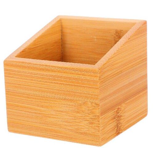 Tea Bag ganizer Storage Box Brown Small Holder Tray Coffee