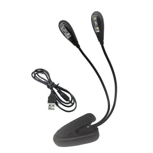 Led-Lamp Desk Goosenecks Night-Light Book-Reading Clip-On Mu