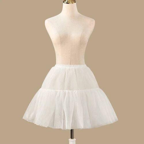 Girls short petticoat no hoop skirt?black crinoline?fabric