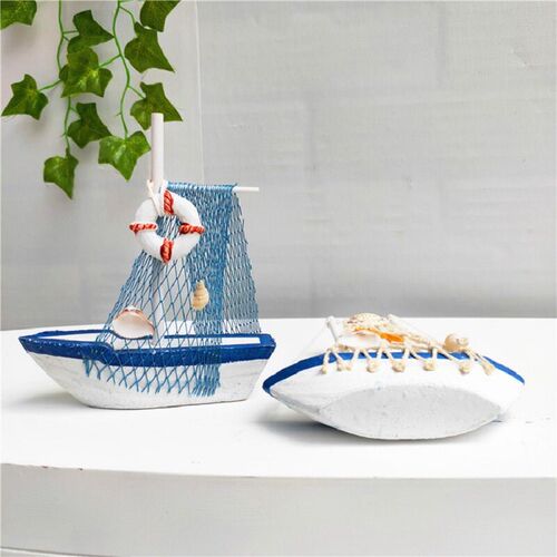 Marine Nautical Creative Sailboat Mode Room Decoration Figur