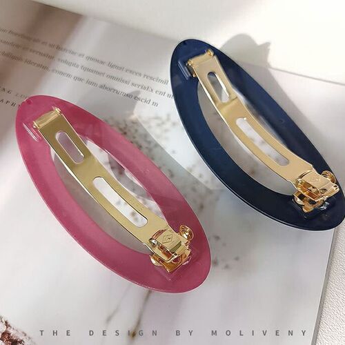 Fashion Matte Snap Hair Clips for Women Hairpin Hairclips Ha