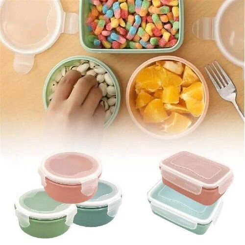 Mini Size Home Round Plastic Refrigerator Crisper Kitchen