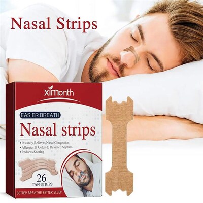 26Pcs Breathe Nasal Strips Right Way Stop Snoring Anti Snori