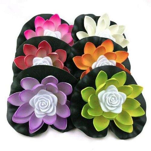Artificial Lotus Light LED Colorful Lotus Waterproof Fake