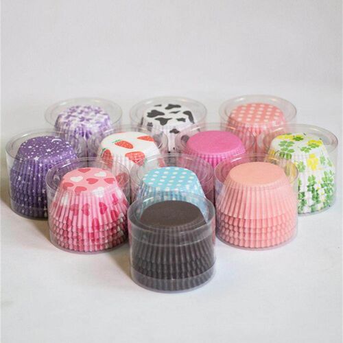 100PCS Muffins Cake Paper Cups Cupcake Wrappers Baking Cups