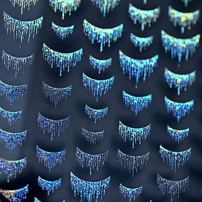 Foil stamping, aurora burst, french gradient nail stickers,