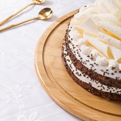 Transparent Cake Plate Glass ver Afternoon Tea Fruit Plate D
