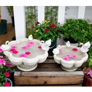 水仙花盆树脂大号家用无孔铜钱草专用一叶莲碗莲盆多肉大口径水培