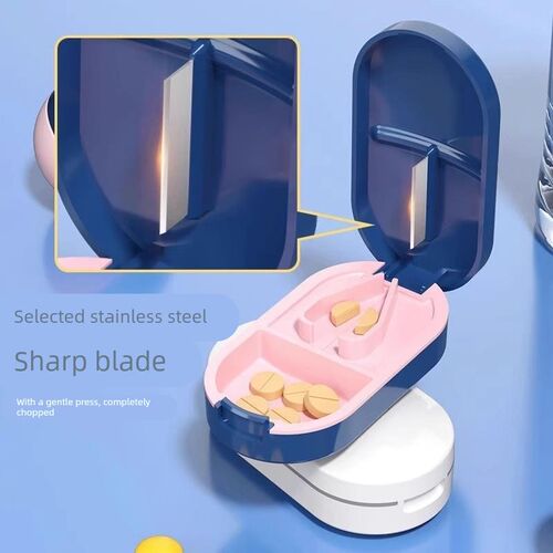 Japanese Pill Cutter and Splitter, Quarter Tablet Cutter, Po