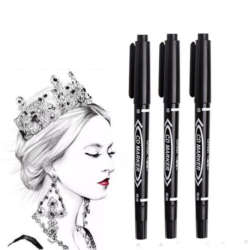 10 Pcs/set Twin Tip Colored Permanent Art Markers Pens