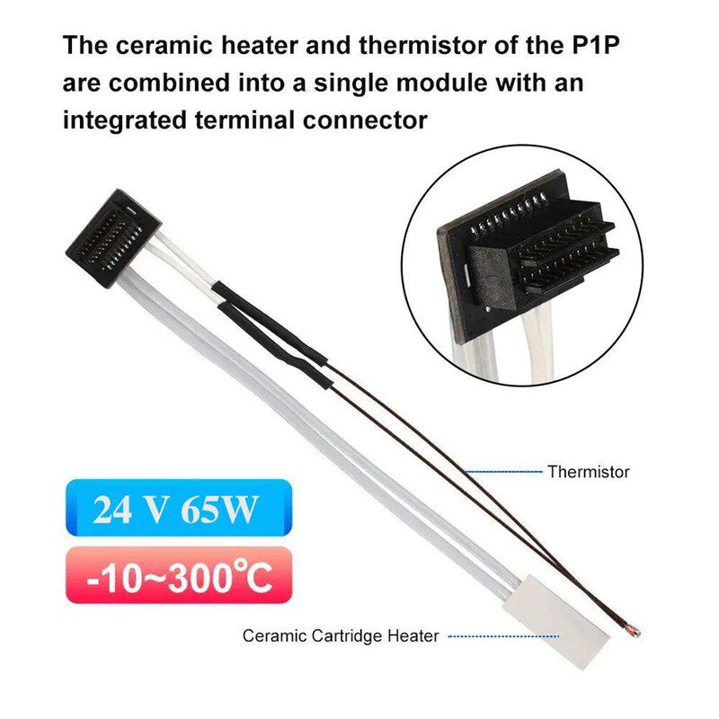 New Hotend For Bambu Lab P1P X1C P1S X1 X1E V4.0 Upgrade Hot - 实物图