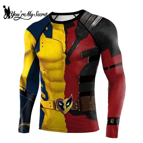 [Youre My Secret] Superhero Long Sleeve Workout Costume Dea