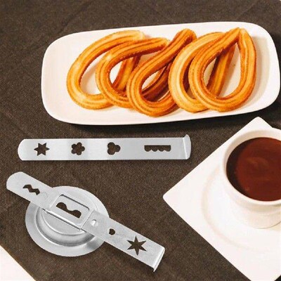 2 Pcs Cookie Press Attachment 8 Patterns with Connection