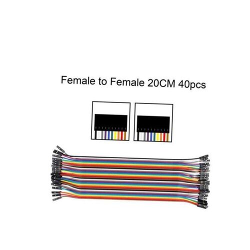40pcs 1p-1p female to male Jumper Wire Dupont Cable Line