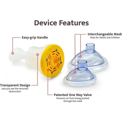 First Aid Kit Choking Device Adults & Children Home Asphyxia