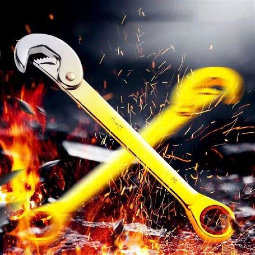 Antirust 72-Tooth Ratchet Wrench Labor Saving Non-slip Open